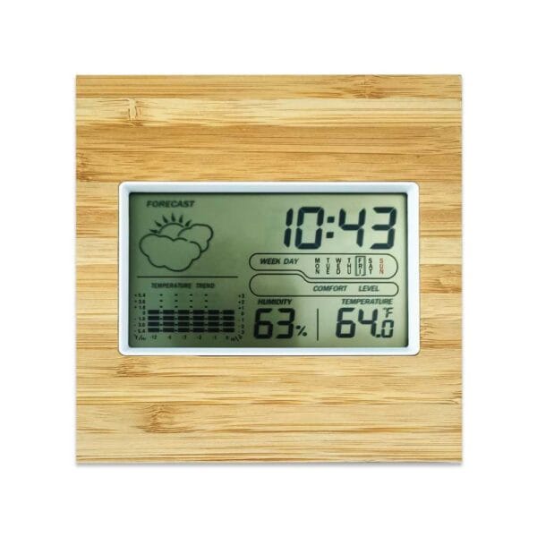 Bamboo Digital Promotional Clock