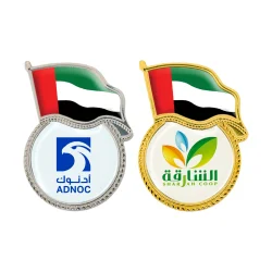 Branding Flag Design Badges with Magnet