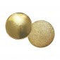 Gold Round Metal Badges