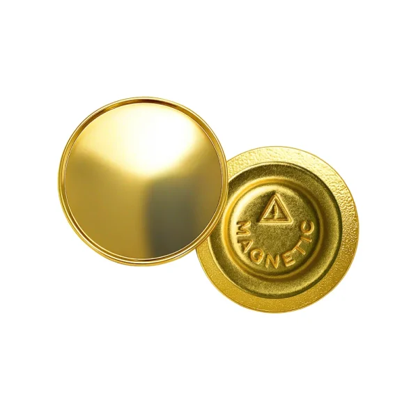Gold-Round-Metal-Badges-with-Magnet-2115-Front-and-Back Gold Round Metal Badges with Magnet front and back