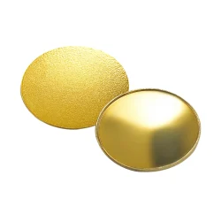 Gold Round Metal Badges with Magnet View