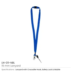 Lanyards with Crocodile Clip, Mobile Holders, and Safety Lock