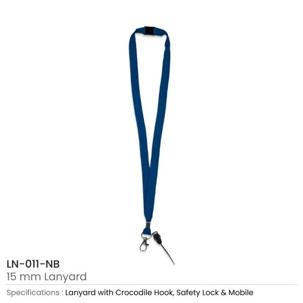 Lanyards Navy Blue