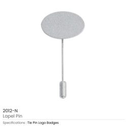 Promotional Lapel Pins Silver