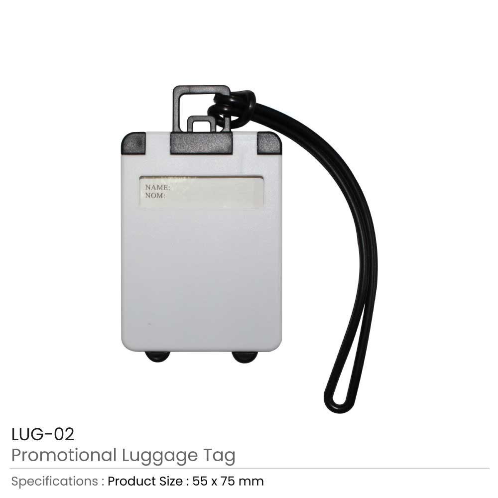 Luggage Tags-LUG-02-White