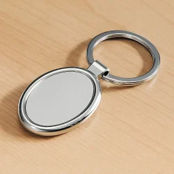Promotional Oval Metal Keychains