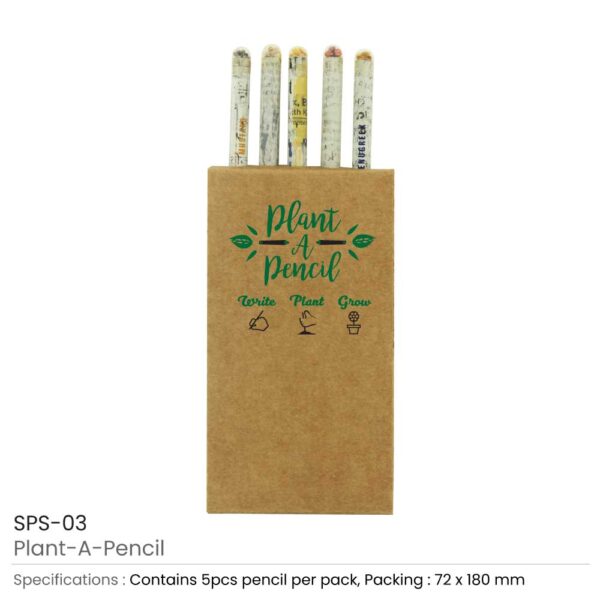 Plantable A Pencils Sets