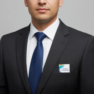 Reusable Acrylic Name Badge Sample