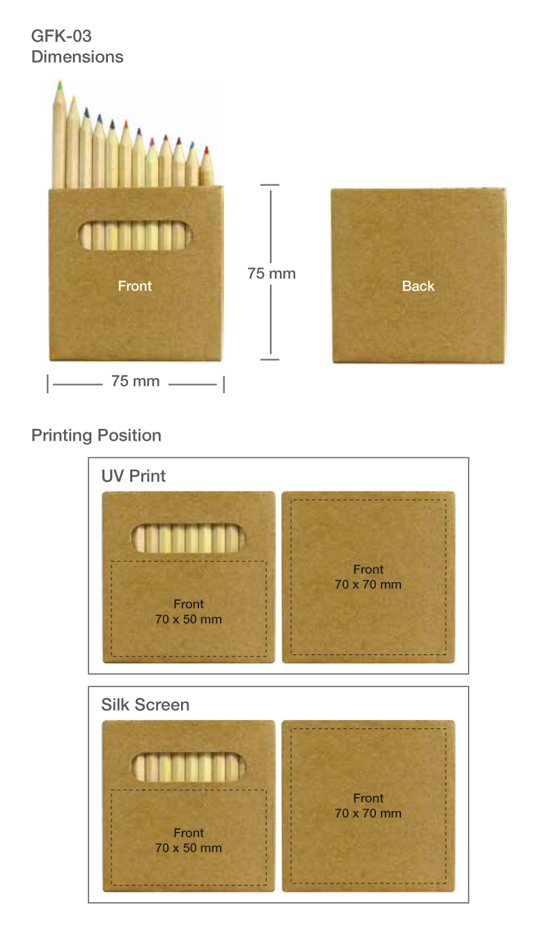 Printing on Pencils Set