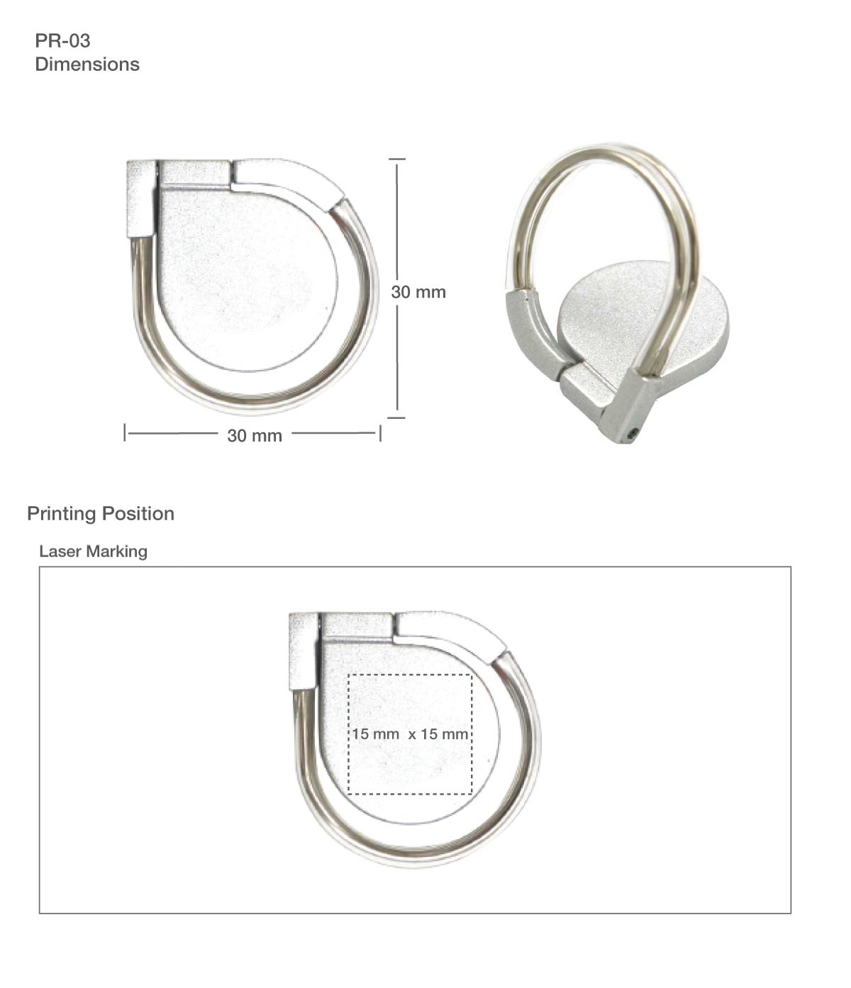 Laser Marking on Phone Ring