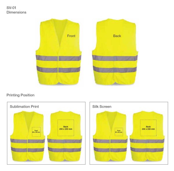 Reflective Promotional Safety Vest | Magic Trading Company -MTC