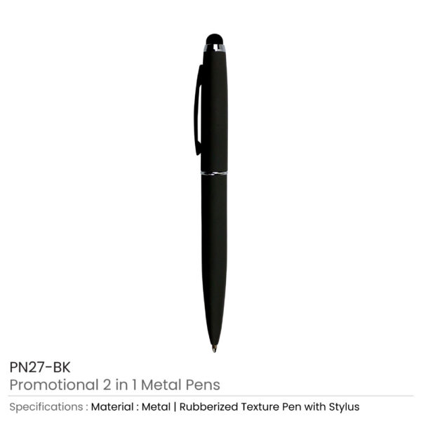 Stylus Metal Pen Black