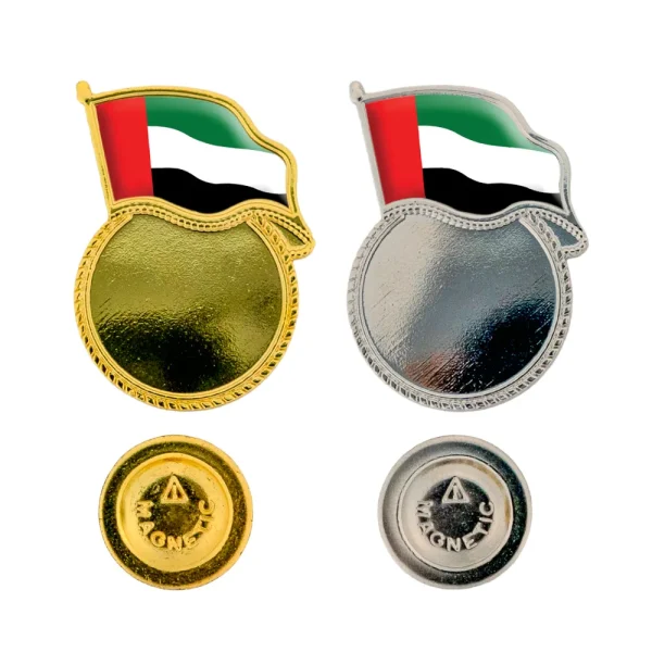 UAE-Flag-Badges-2094-UAE-Main UAE Flag Design Badges with Magnet Blank