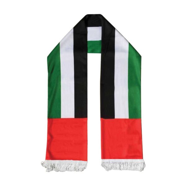 UAE Flag Satin customized Scarf