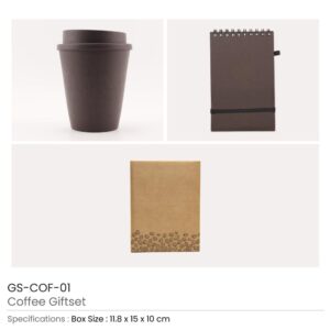 Coffee Gift Sets with Cup and Notepad