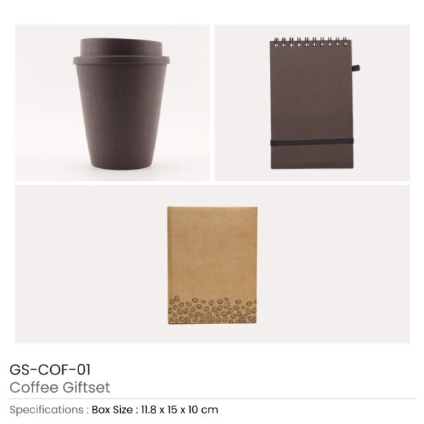 Coffee Gift Sets with Cup and Notepad