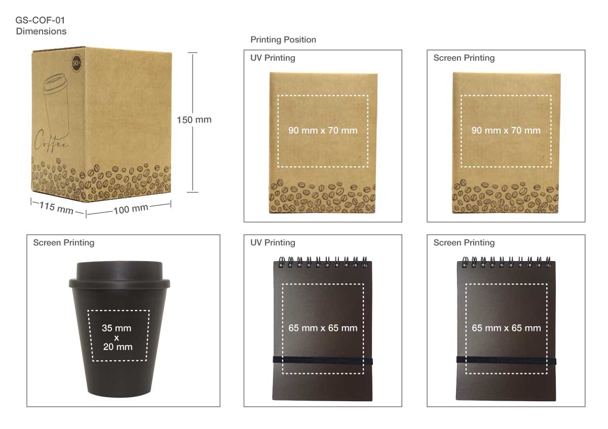 Coffee Gift Sets Printing Details