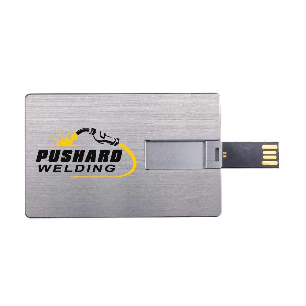 Aluminum Card Size USB | Promotional Card USB | Magic Trading Company -MTC