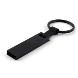 Black Metal USB with Key Holder - Image 1