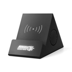 Light-up Logo Bluetooth Speaker & 5W Wireless Charger - Image 2