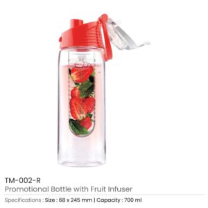 Water Bottle with Fruit Infuser - Image 5