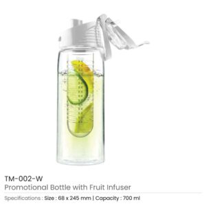 Water Bottle with Fruit Infuser - Image 4