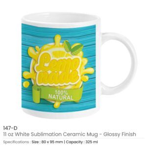 White Ceramic Mugs - Image 4