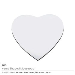 Heart Shape Mouse Pads - Image 3