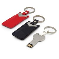 8GB Key Shaped USB with Leather Case - Image 1