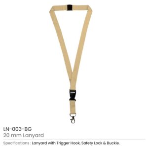 Lanyards with Hook, Safety Lock, and Buckle, 20 mm - Image 16