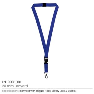 Lanyards with Hook, Safety Lock, and Buckle, 20 mm - Image 14