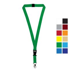 Lanyards with Hook, Safety Lock, and Buckle, 20 mm - Image 1