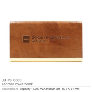 Leather Cover Power Bank 6000 mAh - Image 3