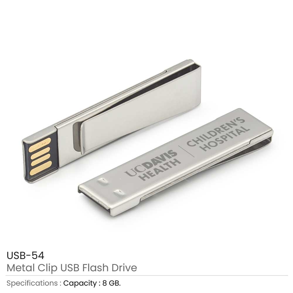 Metal Clip USB | Promotional Metal USB | Magic Trading Company -MTC