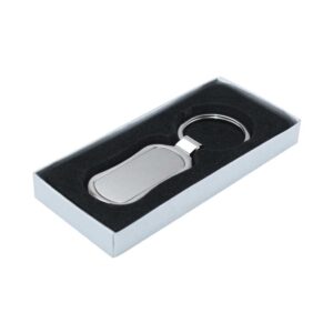 Rectangular Oval Metal Keychains - Image 3