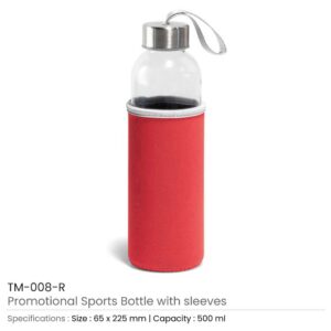 Promotional Glass Bottles with Sleeve 500 ml - Image 6