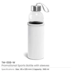 Promotional Glass Bottles with Sleeve 500 ml - Image 4