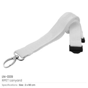 RPET Lanyards with Hooks and Safety Clip - Image 4