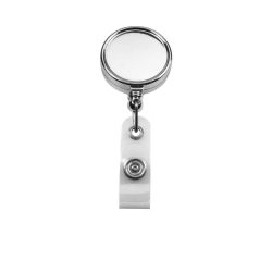 Silver Mirror Shiny Badge Reels - Image 1