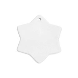 Snowflake Ceramic Ornaments - Image 1