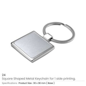 Square Metal Keychains - Image 4