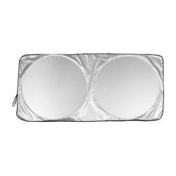 Silver Nylon Car Sunshades Custom Promotional Item - Image 1