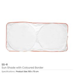 Sunshades for Cars in White Tyvek Material - Image 3