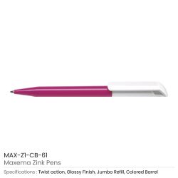 Maxema Zink Pens Colored Barrel - Image 17
