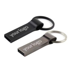 Metal USB Flash with Key Ring - Image 2