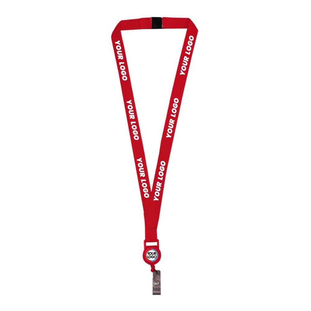 Promotional Lanyard with Reel Badge & Safety lock | Magic Trading ...