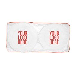 Sunshades for Cars in White Tyvek Material - Image 2