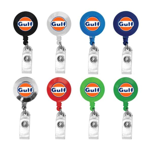 Promotional Round Badge Reels (Pad Print)