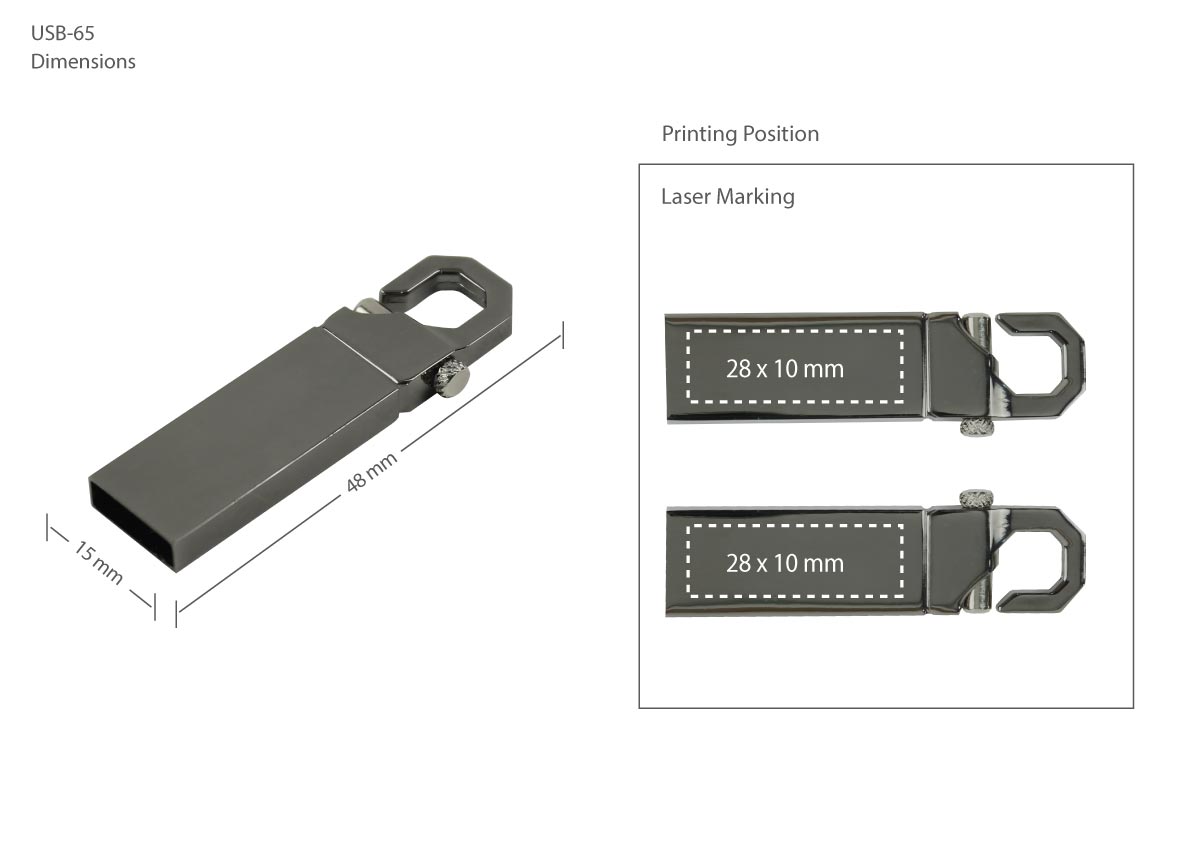 Metal USB Print Details