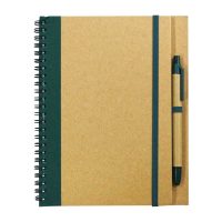 Recycled Notebook with Pen - Image 4